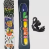 Alibi Snowboards Brain Rain 148 + Burton Citizen M 2023 Snowboard-Set -Sports - Matériel De Ski BrainRain148BurtonCitizenM2023SnowboardSet