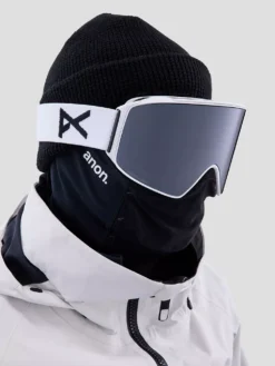 Anon M4 Cylindrical White (+Bonus Lens) Goggle -Sports - Matériel De Ski M4CylindricalWhiteBonusLensGoggle 2