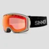 Sinner Mohawk Matte Light Grey (+Bonus Lens) Goggle -Sports - Matériel De Ski MohawkMatteLightGreyBonusLensGoggle
