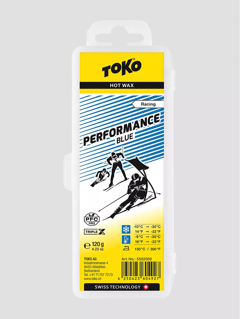 Toko Performance Blue 120g Wachs 3 Toko Performance Blue 120g Wachs
