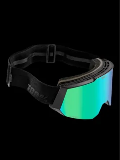 100Percent Snowcraft Hiper Black/Green Goggle -Sports - Matériel De Ski SnowcraftHiperBlackGreenGoggle 3