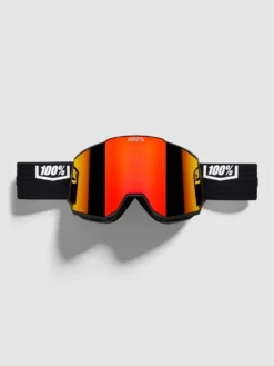 100Percent Snowcraft Xl Hiper Black/Red Goggle -Sports - Matériel De Ski SnowcraftXlHiperBlackRedGoggle 3