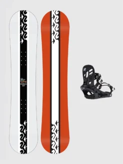 K2 Vandal 137 + You+H Blk M 2023 Snowboard-Set